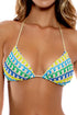 Luli Fama Island Blues Seamless Triangle Top